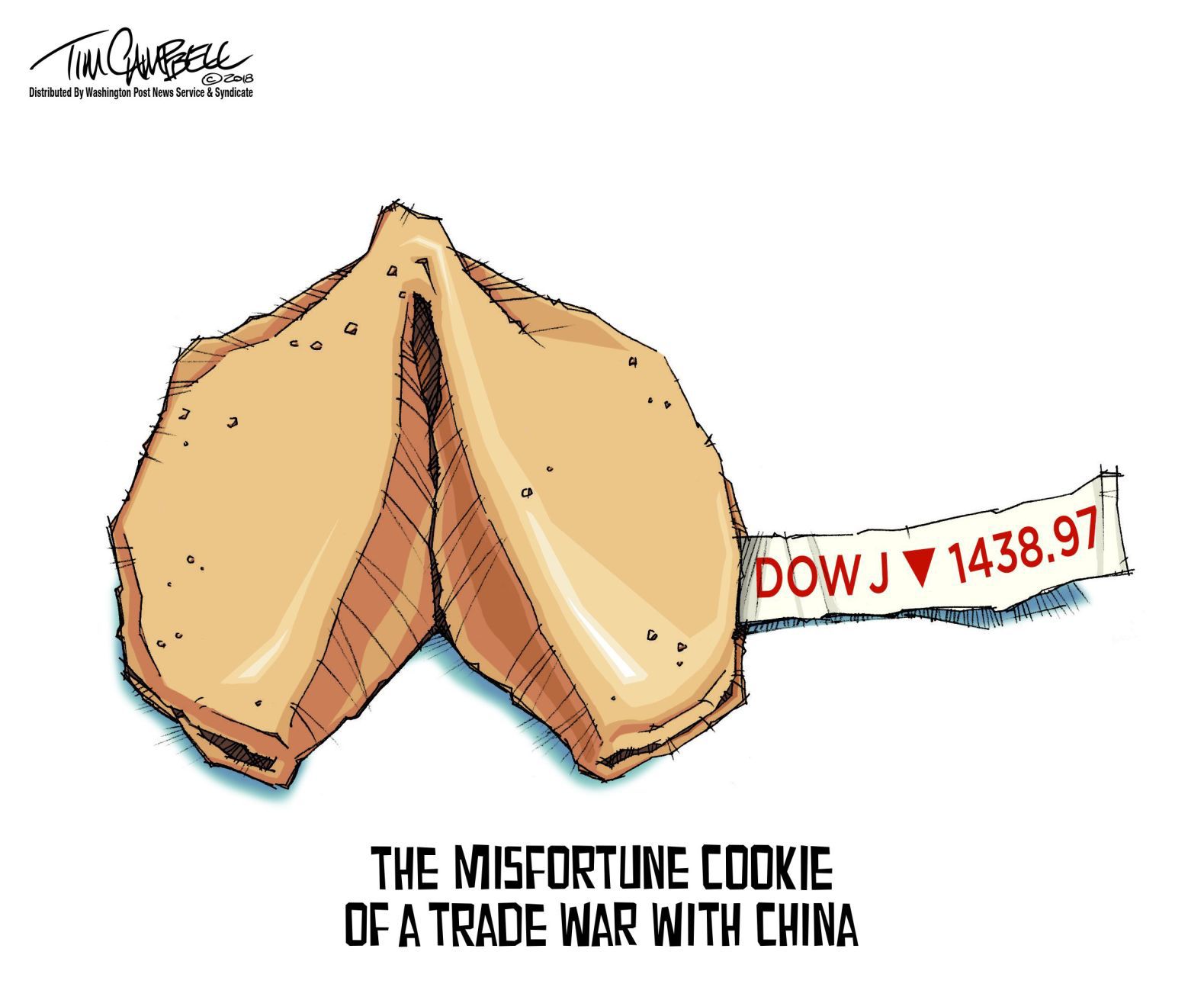 Tim Campbell cartoon